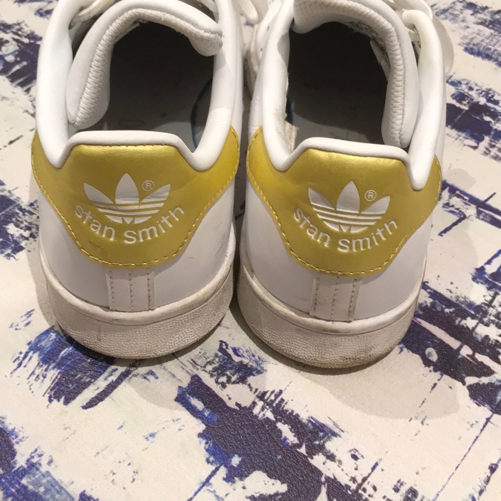 Adidas Stan smith gold white 8